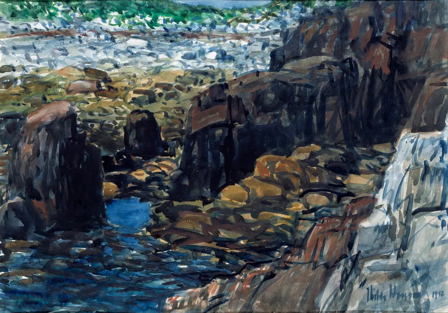 Appledore No. 2 by Childe Hassam, born Dorchester, MA 1859-died East Hampton, NY 1935