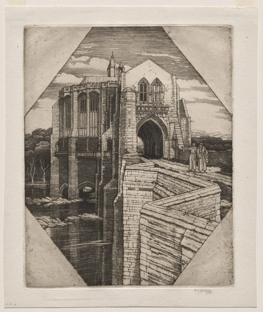 St. Botolph's Bridge No. 2 by Frederick Landseer Maur Griggs
