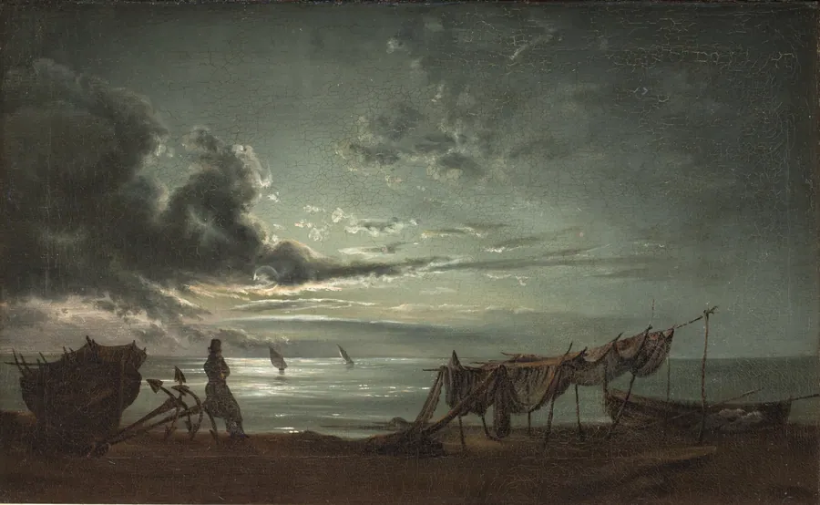 Ved den napolitanske golf. Måneskin by J.C. Dahl