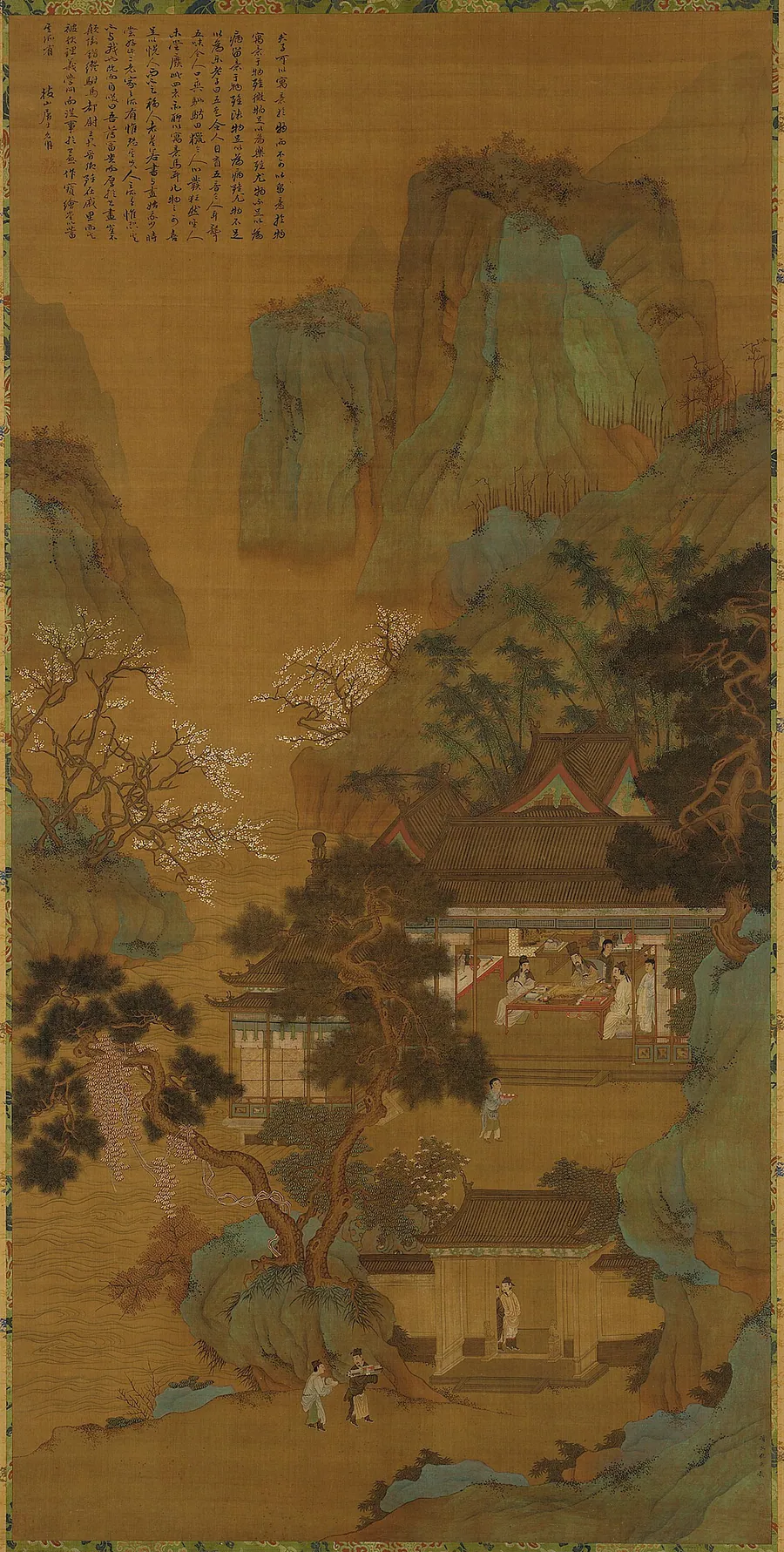 The hall of precious paintings 寶繪堂圖 by Copy after Qiu Ying 仇英 (ca. 1494-1552)