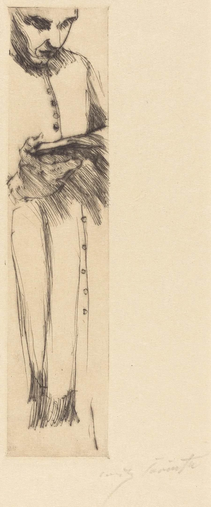 Lesender Mönch (Priest Reading) by Lovis Corinth