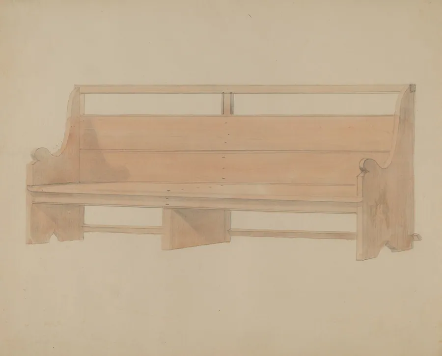 Meeting House Pew by Donald Streeter