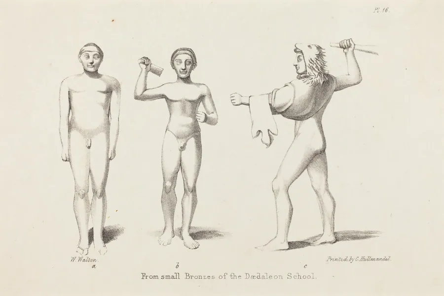 Daedalian Figures from Bronzes by W. Walton
