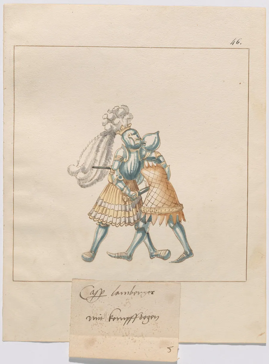Foot Combat with Daggers by German 16th Century