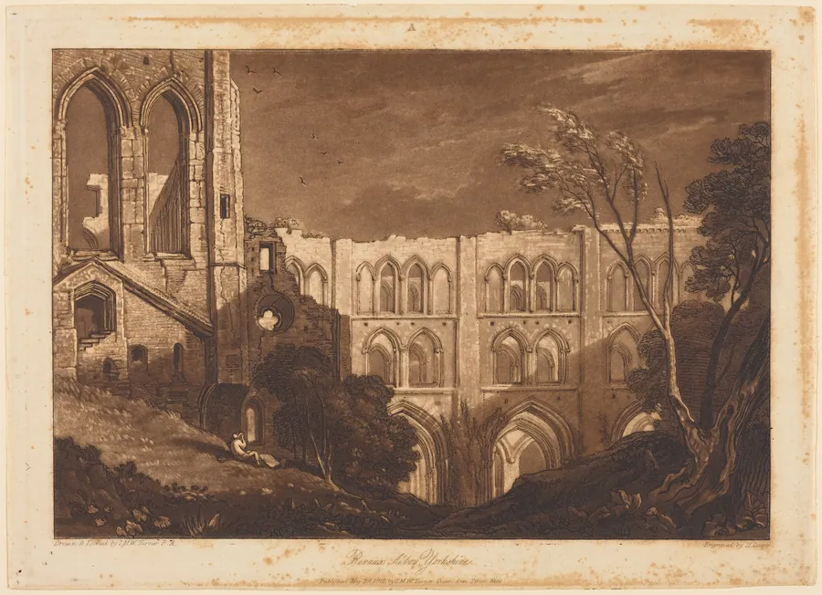 Rivaux Abbey by Joseph Mallord William Turner