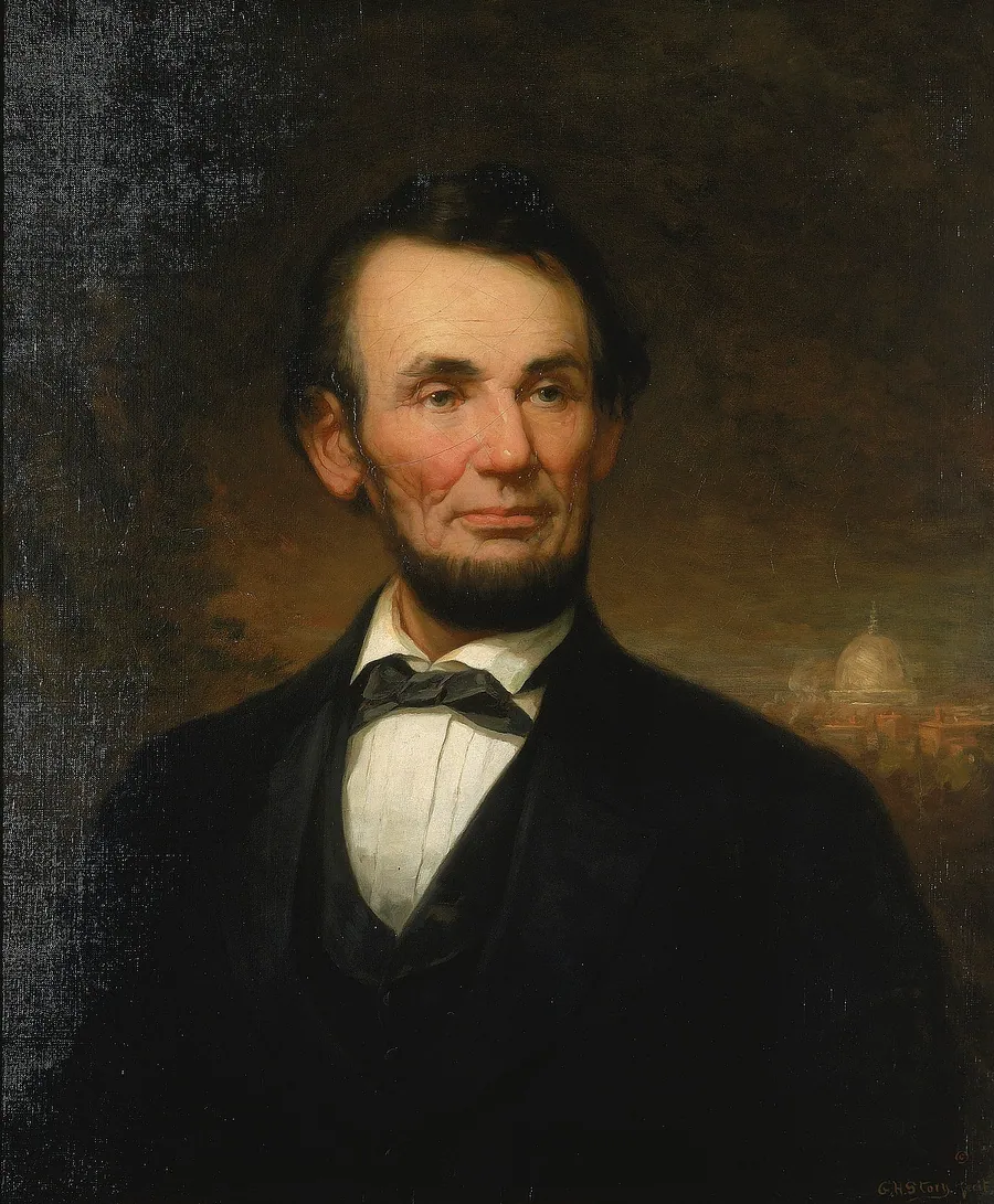 Abraham Lincoln by George H. Story, born New Haven, CT 1835-died New York City 1922