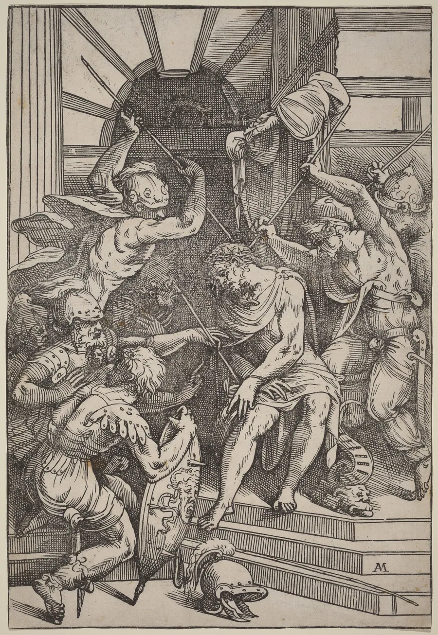 Christ Crowned with Thorns by Andrea Meldolla, called Schiavone