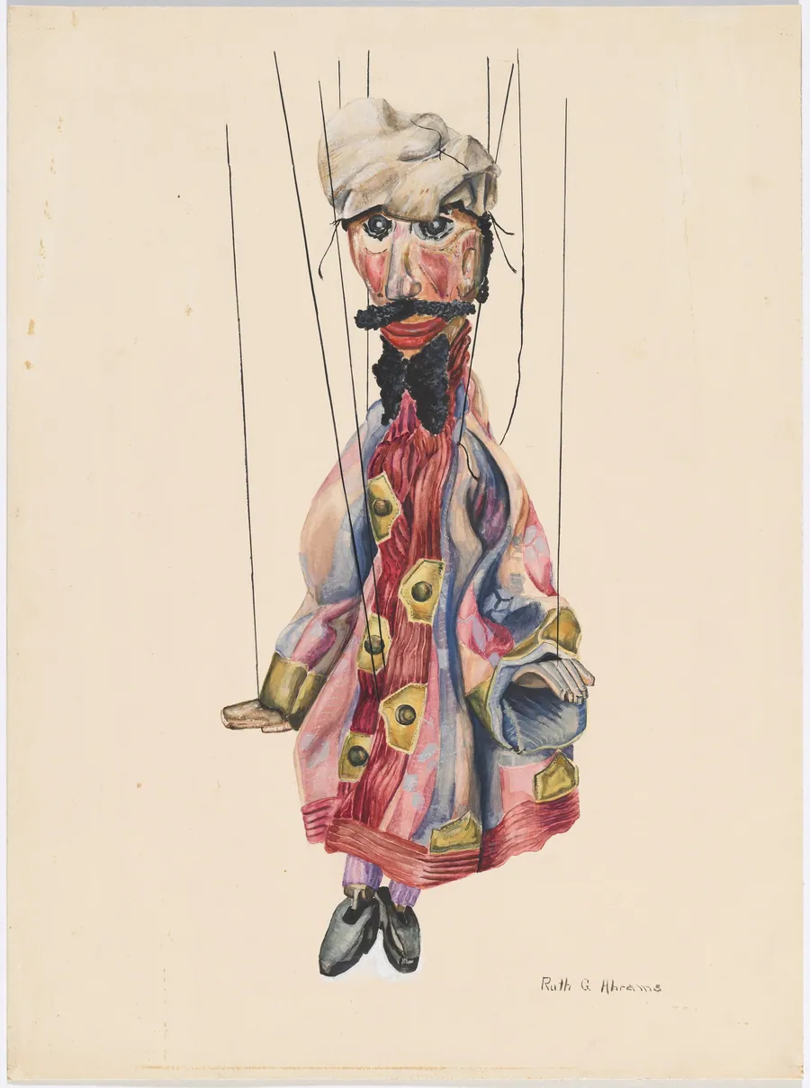 "David and Goliath" Marionette by Ruth Abrams