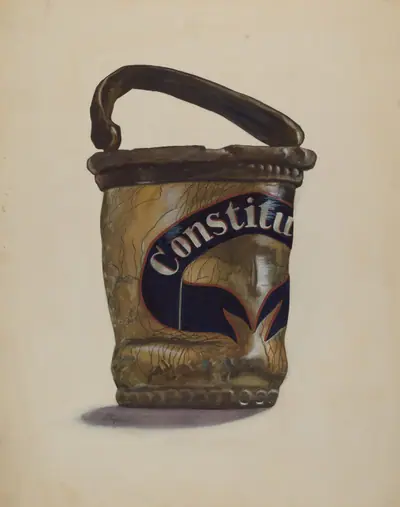 Leather Fire Bucket