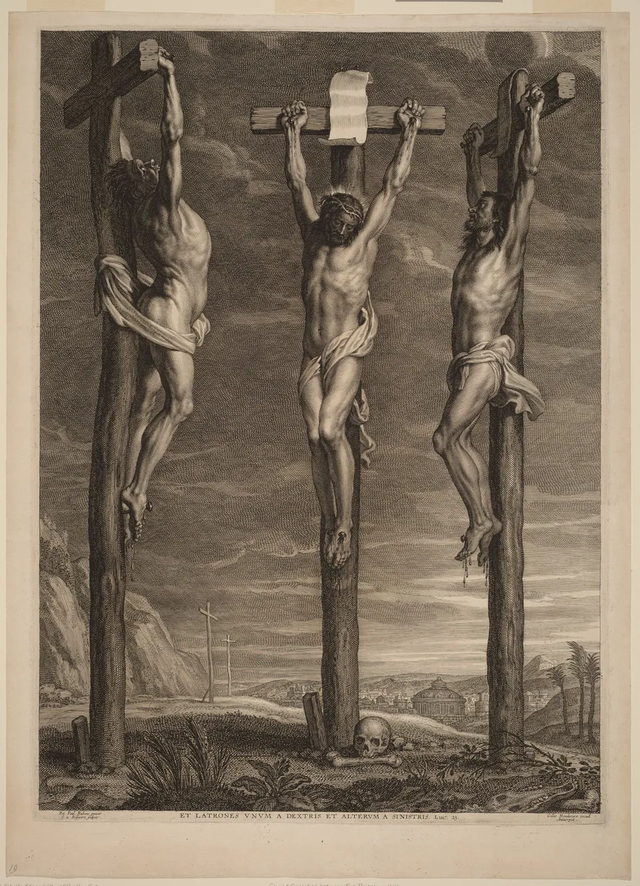 Christ Crucified between Two Thieves by Schelte Adams Bolswert
