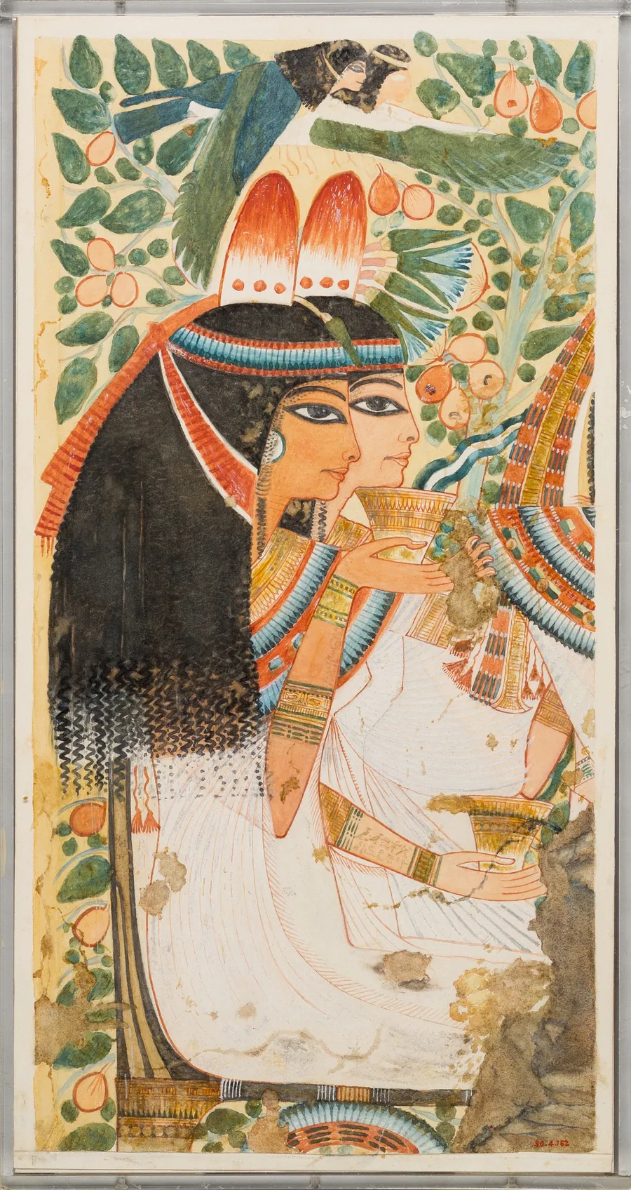 The Mother and Wife of Userhat, Tomb of Userhat by Unknown Copyist