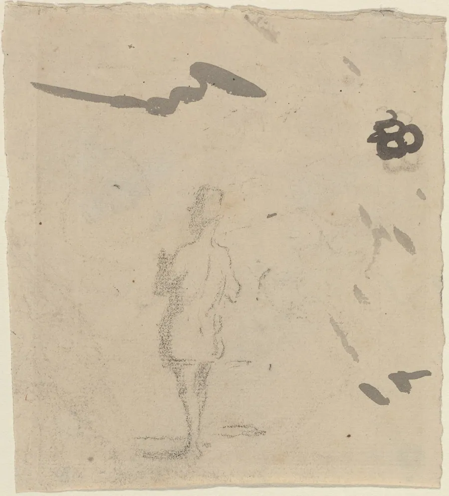 Figure of a Man by Honoré Daumier