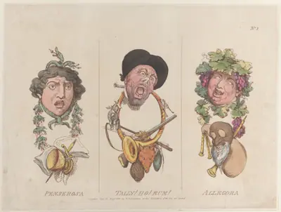 Penserosa, Tally! Ho! Rum!, Allegora
