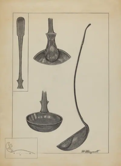 Pewter Spoon