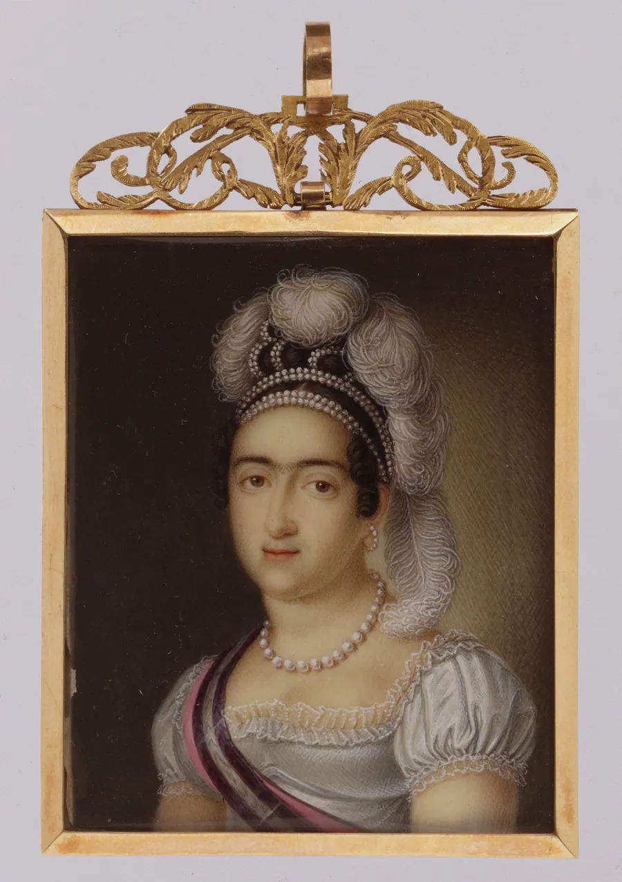 Princess María Francisca de Asis de Borbón and Her Son Infante Carlos Luis María Fernando de Borbón by Luis de la Cruz y Rios