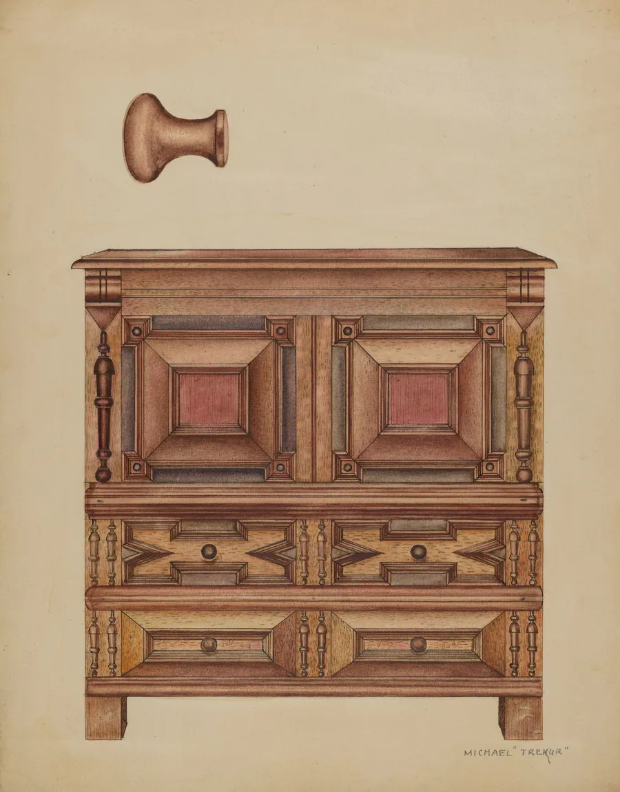 Chest (with two drawers) by Michael Trekur