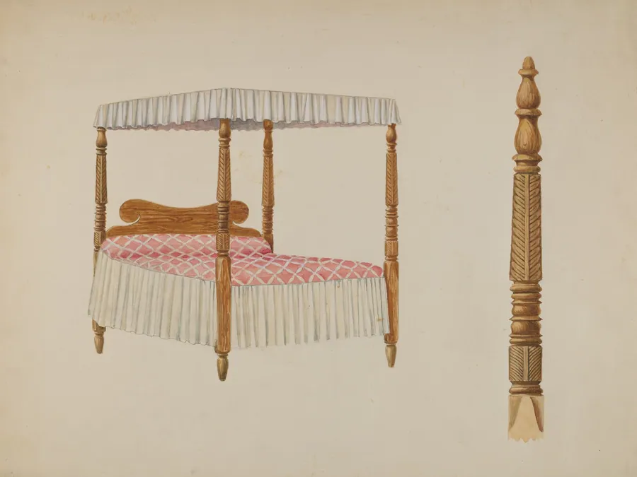 Four Post Bed by David S. De Vault