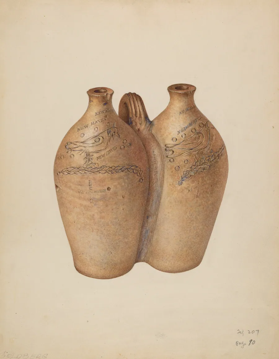 Gemel Bottle by Isadore Goldberg