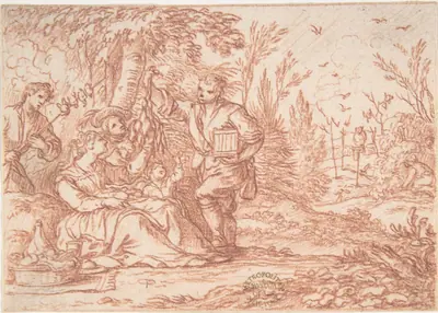 September (one of a series representing the labors of the months)