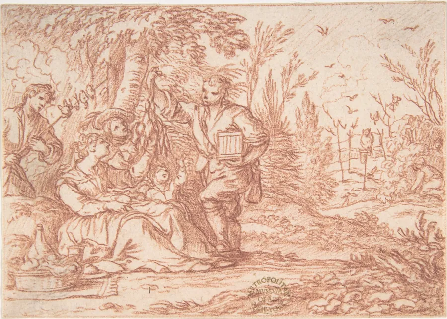 September (one of a series representing the labors of the months) by Jonas Umbach