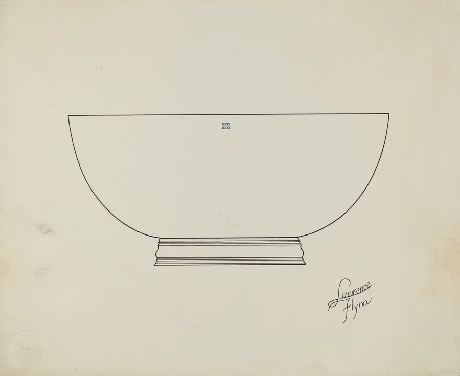 Silver Punch Bowl by Lawrence Flynn