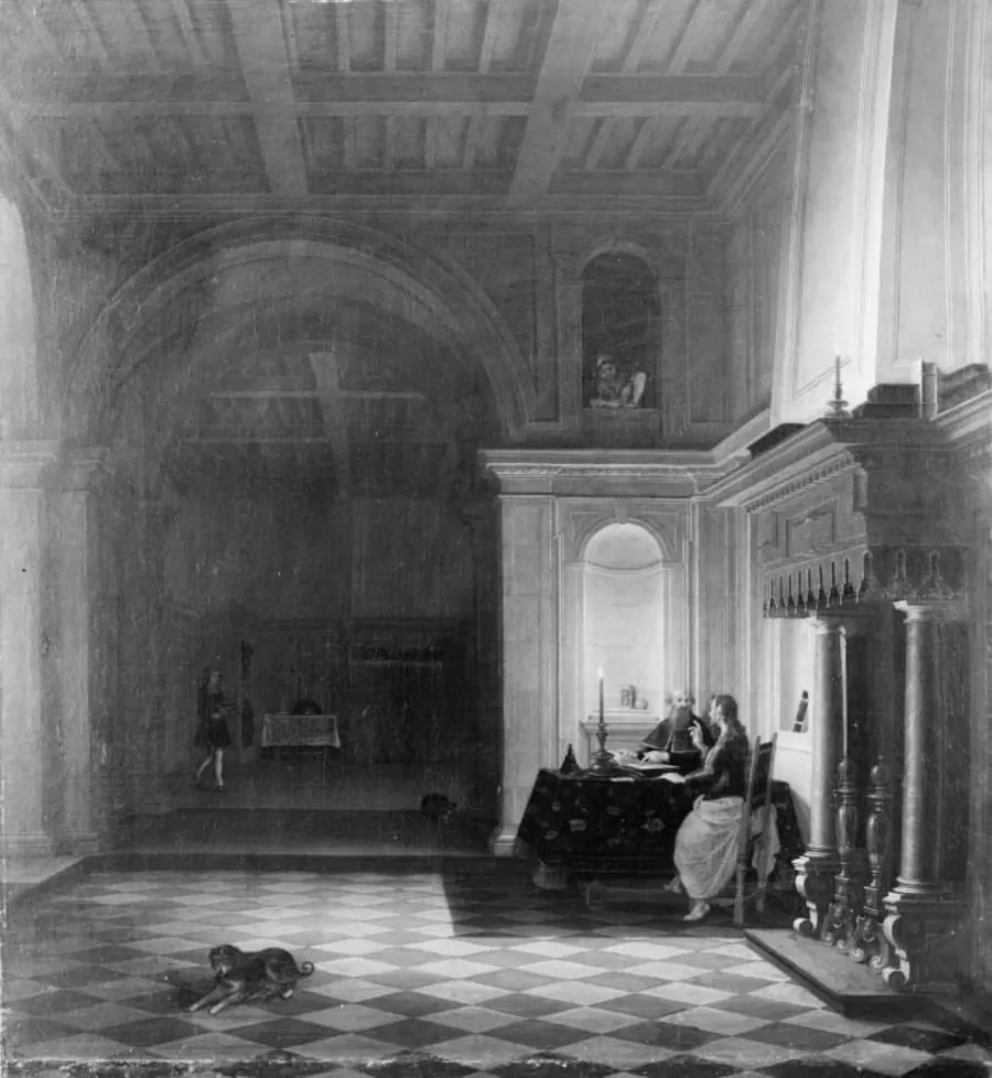 Kristus og Nicodemus by Hendrik van II Steenwijck