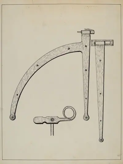 Shutter Hinge and Fastener