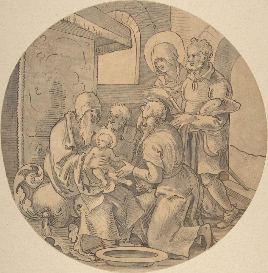 The Circumcision of Christ by Sebald Beham