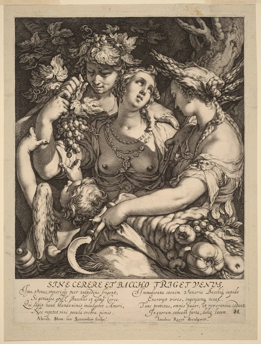 Sine Cerere et Baccho Friget Venus by Jan Pietersz Saenredam