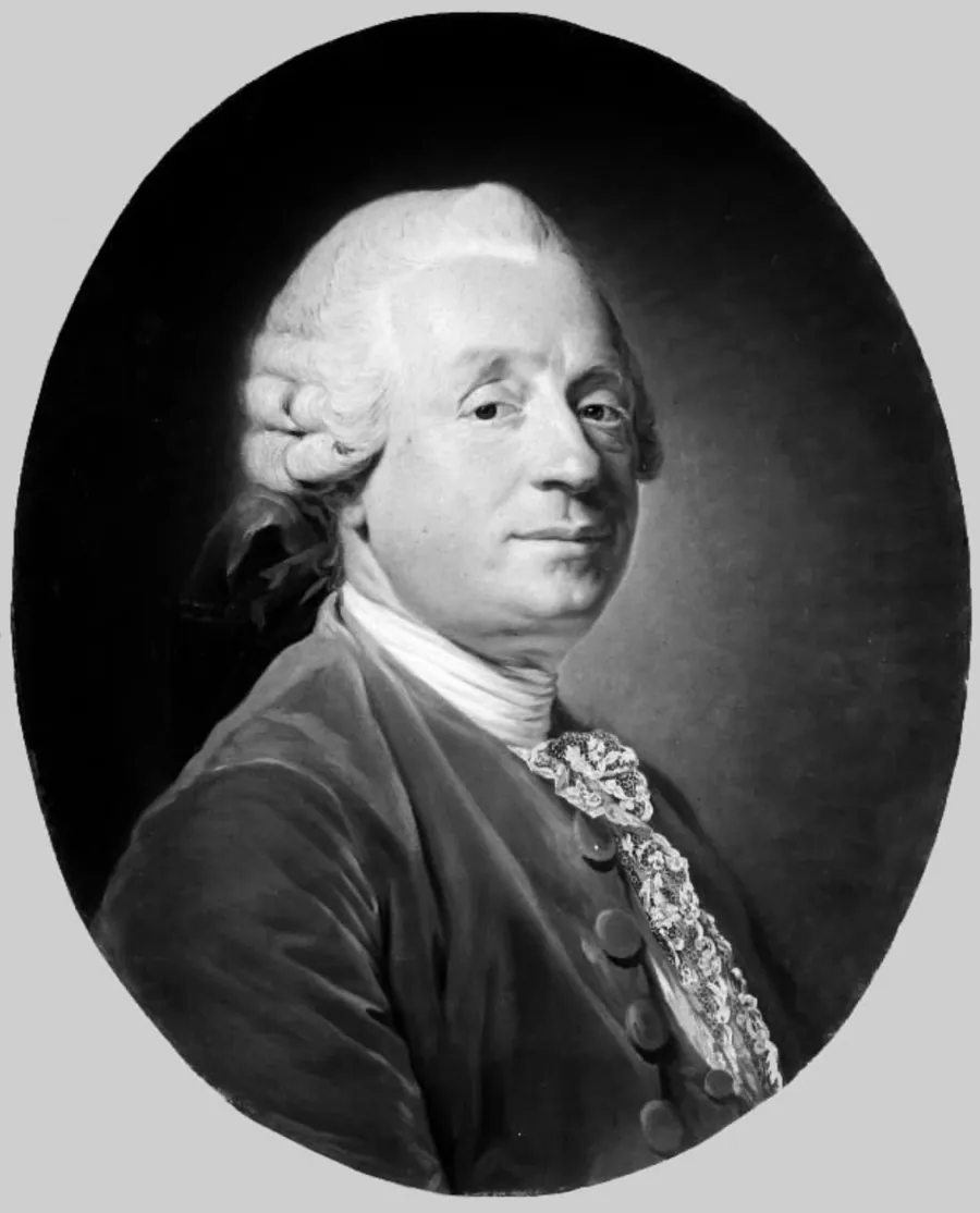 Portræt af Charles Auguste Bourlet de Vauxelles by Alexander Roslin