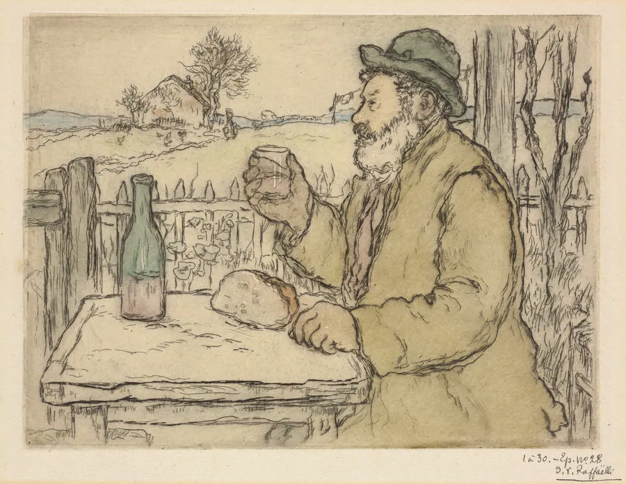 A Votre Santé by Jean-François Raffaëlli