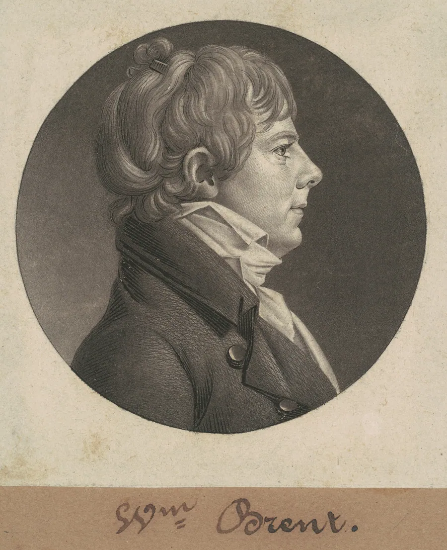 William Brent by Charles B. J. Févret de Saint-Mémin