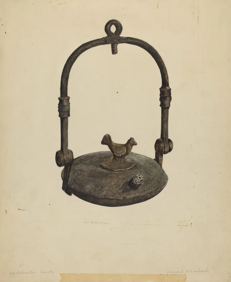 Whale Oil Ship Lamp by Howard Lumbard