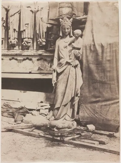 Statue of the Virgin, Notre Dame de Paris