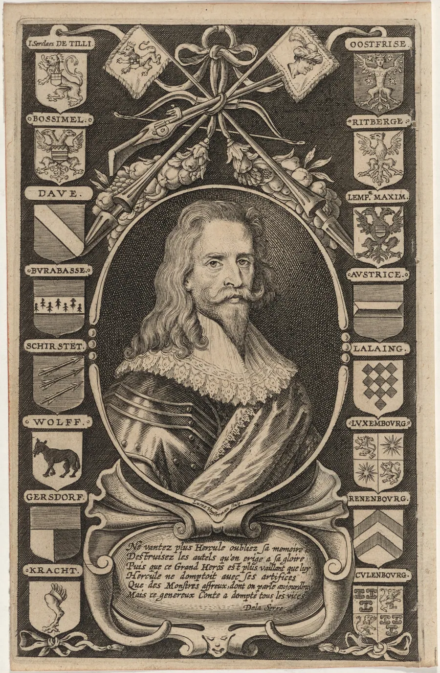 Johann Tzerklas, Count of Tilly by Lucas Vorsterman II