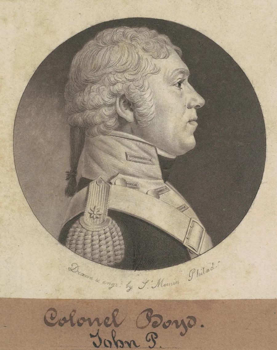 Colonel Boyd by Charles B. J. Févret de Saint-Mémin