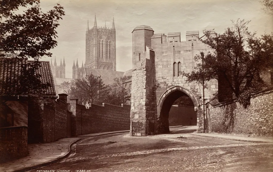 Pottergate, Lincoln, England by James Valentine