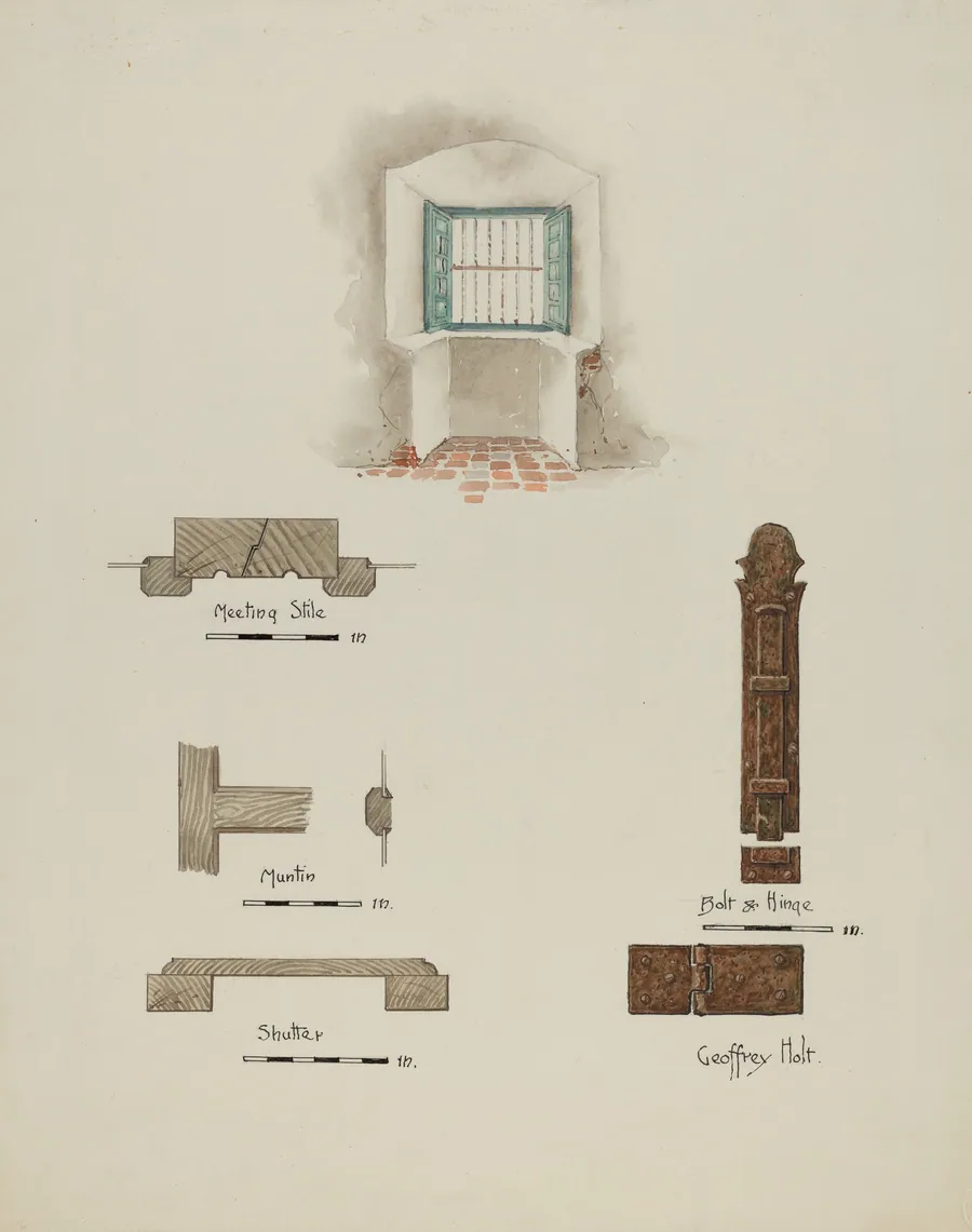 Window Recess, and Casement Details by Geoffrey Holt