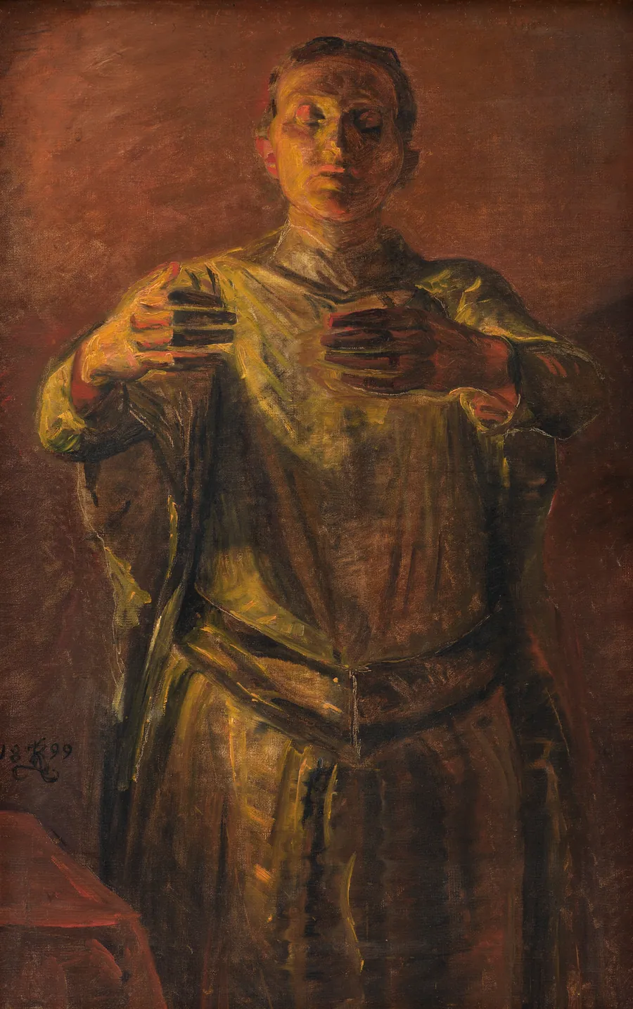 Lysstudie til Lady Macbeth by Kristian Zahrtmann