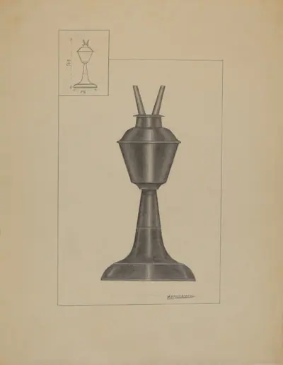 Whale Oil Lamp