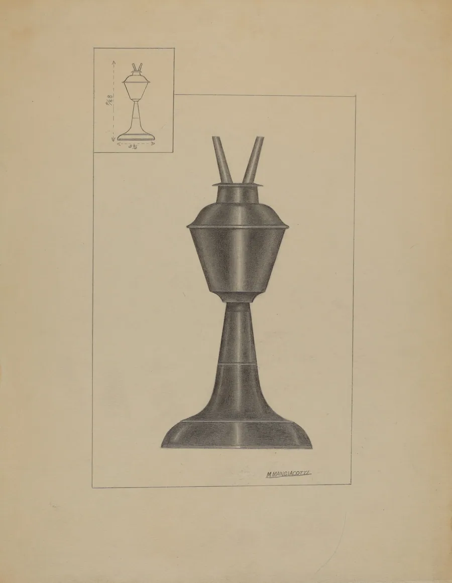 Whale Oil Lamp by Matthew Mangiacotti