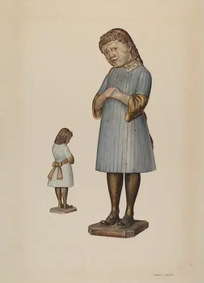 "Little Fanny" Carved Figure