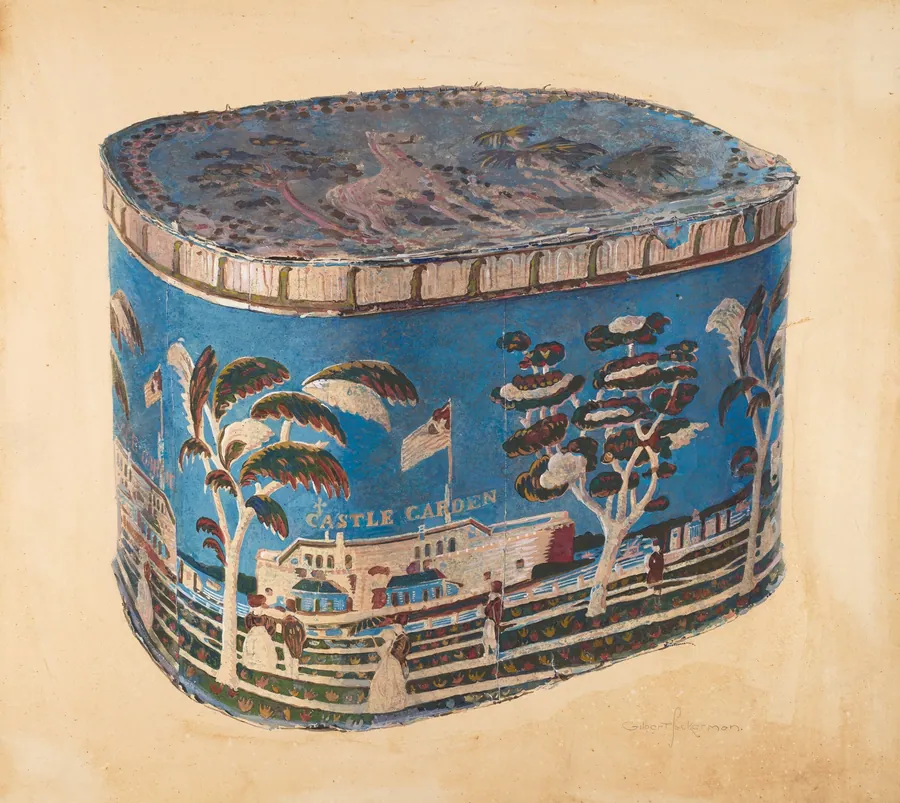 Bandbox with Cover by Gilbert Sackerman