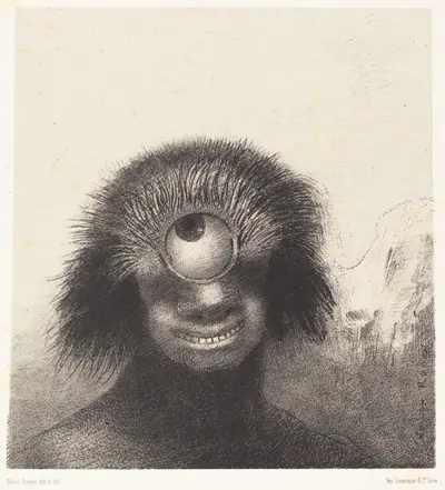 Le Polype difforme flottait sur les rivages, sorte de cyclope souriant et hideux (The deformed polyp floated on the shores, a sort of smiling and hideous Cyclops)