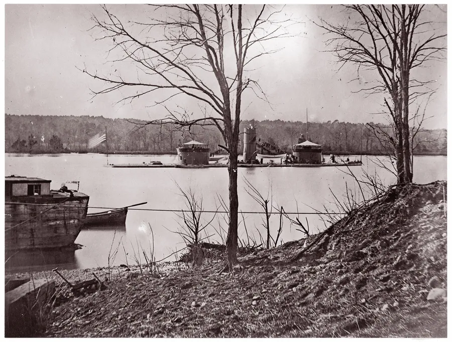 U.S. Monitor Onondaga, James River by Mathew B. Brady