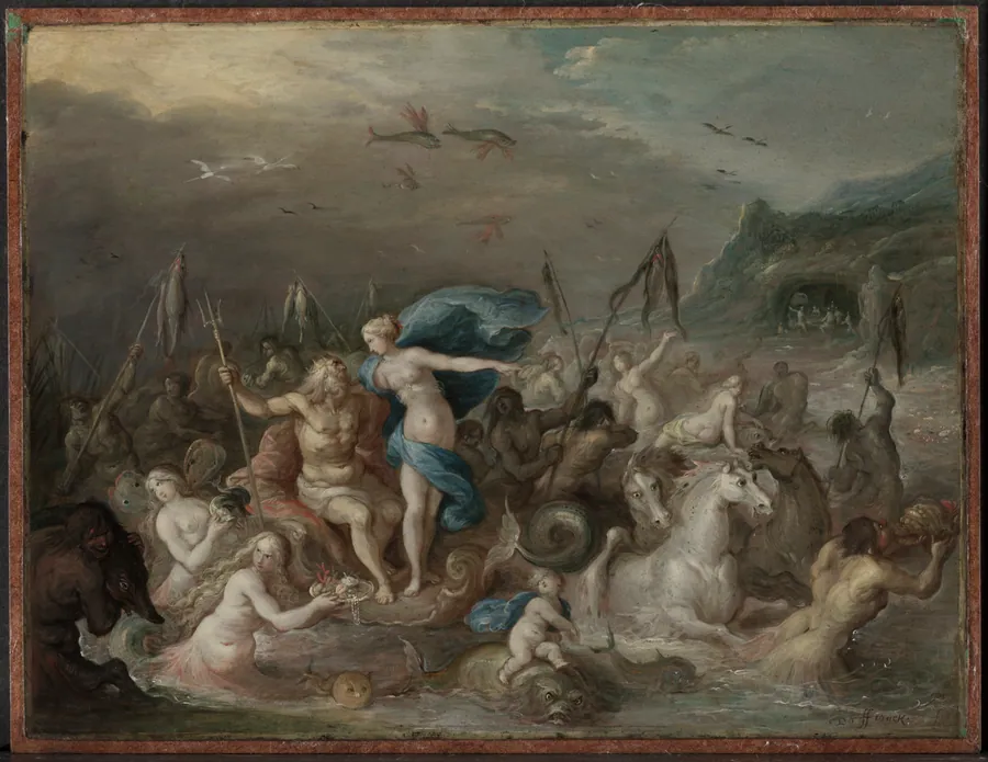 The Triumph of Neptune and Amphitrite by Frans Francken