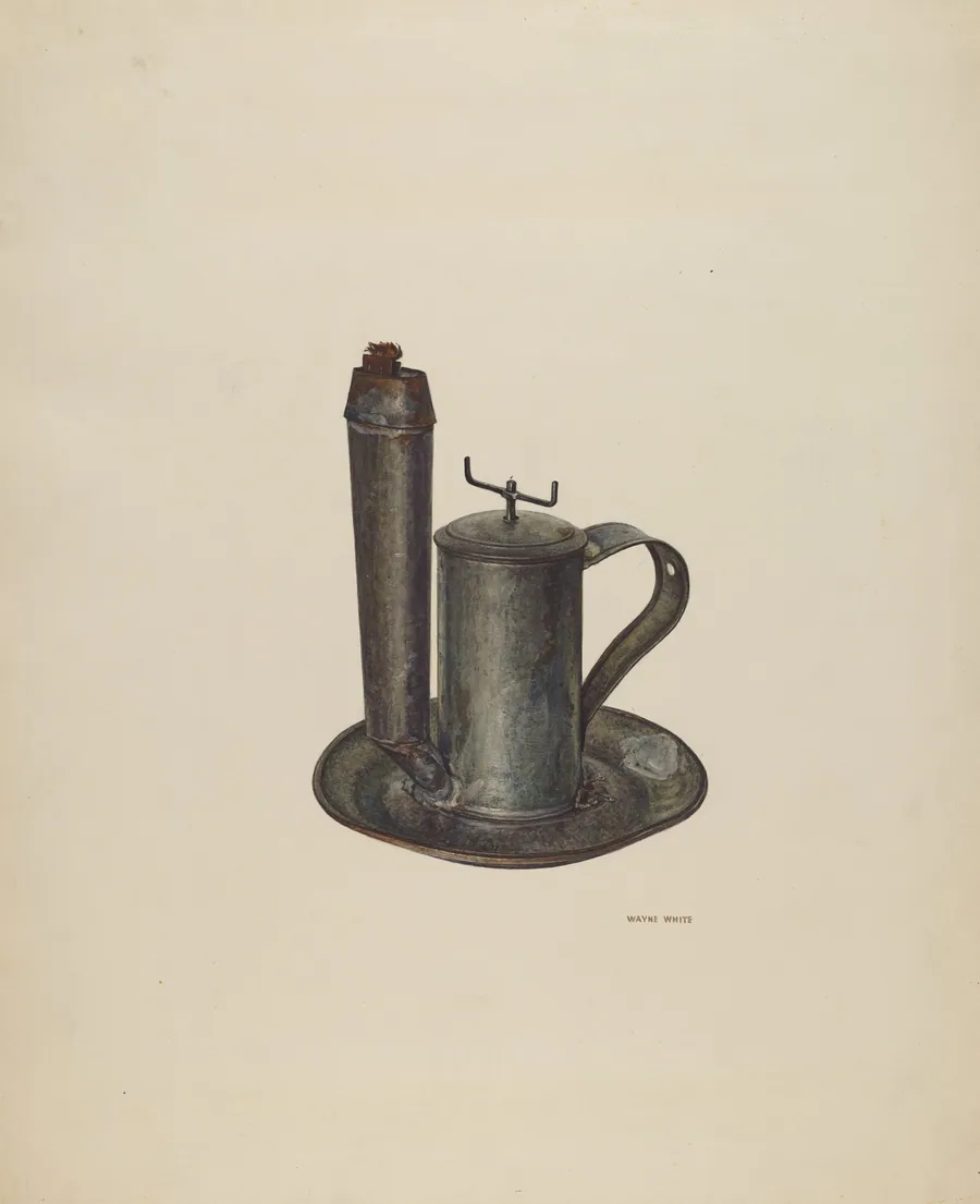 Lard Lamp by Wayne White