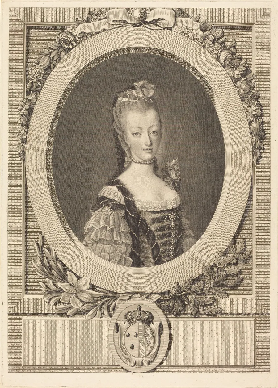 Marie-Antoinette of France by Louis-Jacques Cathelin