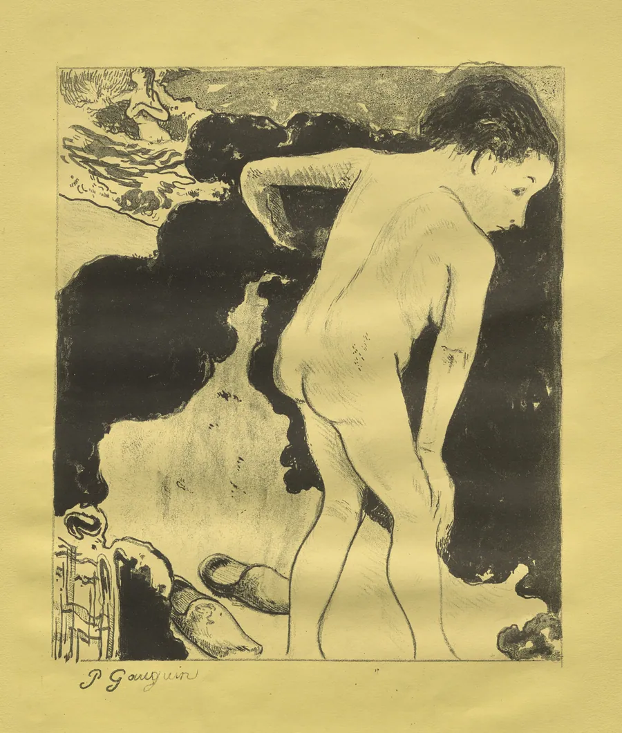 Breton Bathers by Paul Gauguin