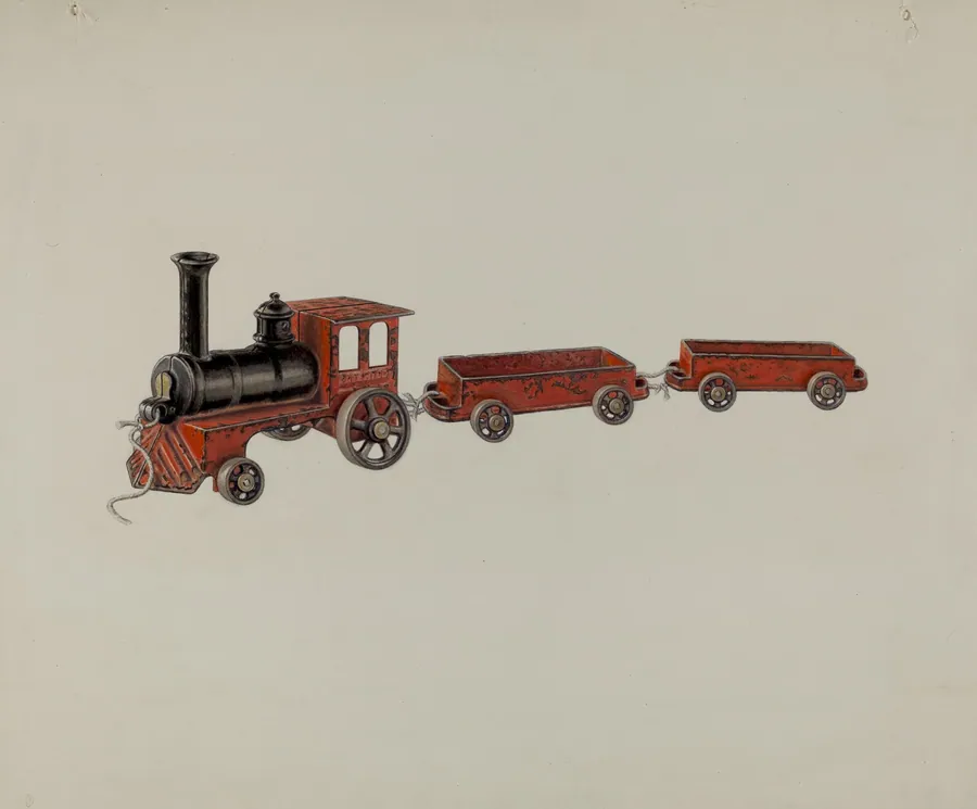 Toy Train by R. Stone